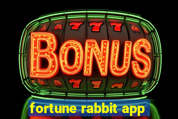 fortune rabbit app